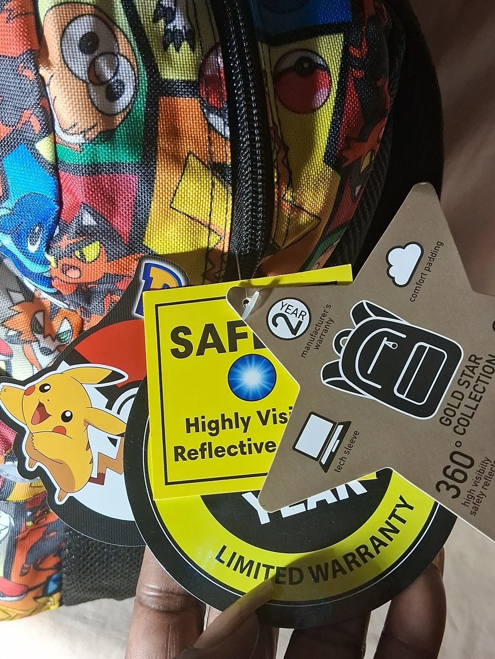 Pokemon Yellow Multi-Character Graphic Backpack